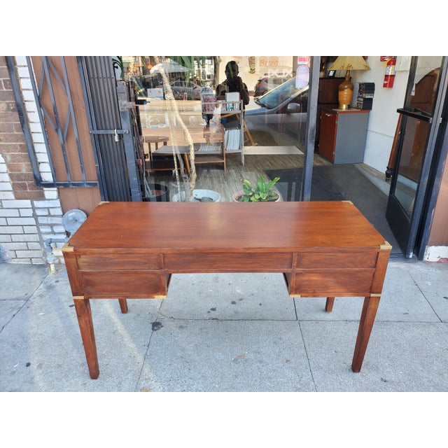 Vintage Campaign Desk For Sale - Image 9 of 10