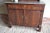Antique Empire Mahogany Folding Buffet with Marble Top For Sale - Image 9 of 10