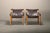 Arne Norell Sirocco Safari Lounge Chairs in Dark Brown Leather and Ash by Arne Norell for Arne Norell Ab, 1970s, Set of 2 For Sale - Image 4 of 18