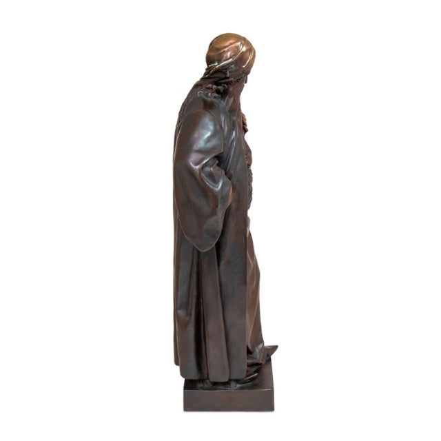 Figurative Oskar Gladenbeck "Nathan Der Weise" Bronze For Sale - Image 3 of 6