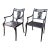 Molla Diana the Huntress Powder Coated Iron Chairs — A Pair For Sale