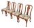 Baker Furniture Queen Anne Carved Walnut Dining Chairs, Set of Four For Sale
