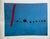 Vintage original 2002 printing of Blue II (1961) by Joan Miró (1893–1983), produced for The National Museum of Modern Art,...