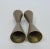 Mid Century Modern Cone Brass Candle Holders- Set of 2 For Sale - Image 10 of 12