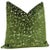 Contemporary 20" Olive Leopard Cut Velvet Pillows - a Pair For Sale - Image 3 of 5