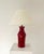 Ceramic Vintage Red Ceramic Lamp, 1955 For Sale - Image 7 of 7