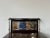 1900 - 1909 1900's Antique English Mahogany Brass Framed Music Cabinet For Sale - Image 5 of 12