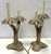 Vintage Coastal Double Crossed Palm Tree Table Lamps- A Pair For Sale - Image 14 of 18