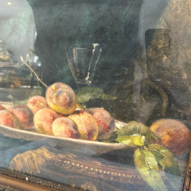 Late 19th Century Late 19th Century Original Painting by French Artist Euphemie Muraton For Sale - Image 5 of 7