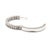 Roberto Coin .50ctw Diamond Hoop Earrings, 18k White Gold, A Pair For Sale - Image 4 of 5