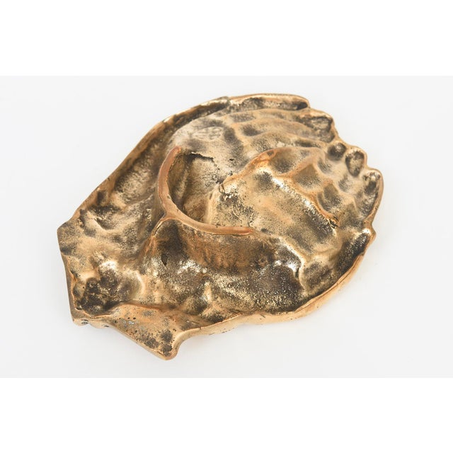 Vintage Praying Hands Brass Bowl, Object or Paperweight 50's For Sale - Image 10 of 11