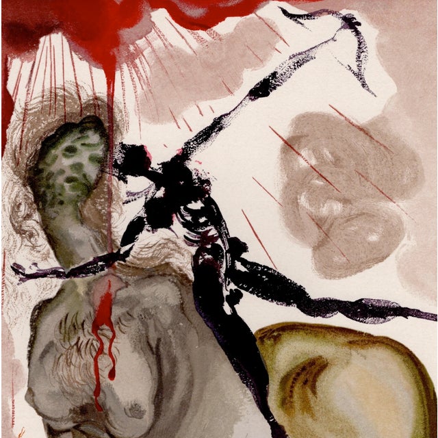 Salvador Dali, The Minotaur, 1964, Original Woodcut For Sale - Image 3 of 9