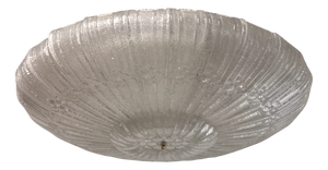 Italian White Murano Glass Pendant, 2000