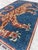 2000 - 2009 Blue Gold Hand Knotted Tibetan Tiger Pictorial Wool Rug, 03'01 X 04'08 For Sale - Image 5 of 10
