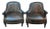 Elevate Your Living Space With the Timeless Elegance of Leather Accent Chair Set. For Sale