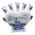 Vintage Delftware Delft Blue Tulip 5-Finger Fan Bud Vase For Sale