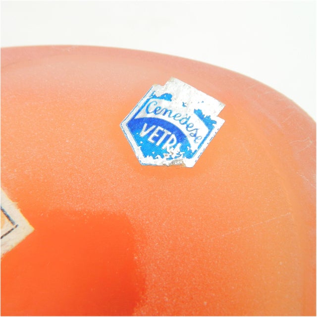 Scavo Red Glass Vase from Cenedese, Italy, 1970s For Sale - Image 12 of 14