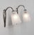 Daum Lorrain Daum & Hudry Pair of French Art Deco Floral Glass Wall Sconces - 1930s For Sale - Image 4 of 16