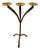Candleholder in Wrought Iron For Sale