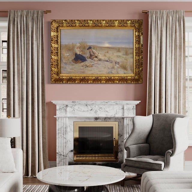 1920s Italian Artist, Seascape, 1920, Watercolor, Framed For Sale - Image 5 of 16