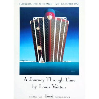 1991, Louis Vuitton, A Journey Through Time Poster For Sale