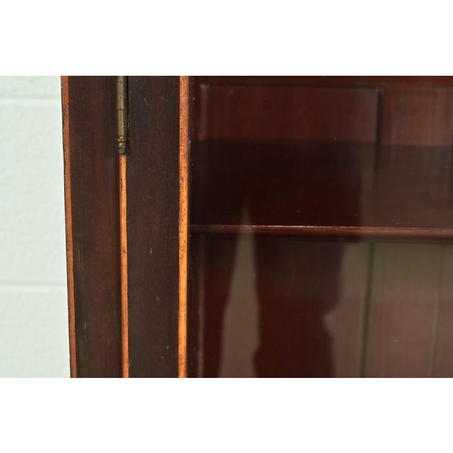 R. J. Horner Style American Empire Carved Mahogany Bookcase With Ball and Claw Feet, Circa 1890s For Sale - Image 9 of 13