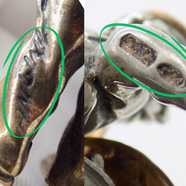 Vintage Italian Handmade Genuine Silver Circus Performer With Drums Rare Angini Figurine, Made in Tuscany (Italy) For Sale - Image 10 of 12