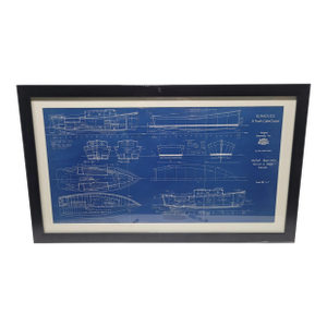 Boat Blueprint of the "Sunrise" from Motor Boating Publications