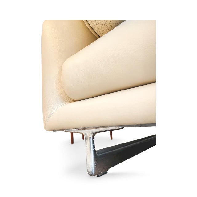 2010s 2019 Italian Lecco Leather Sofa by Claesson Koivisto Rune (90″) For Sale - Image 5 of 11