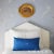 Schumacher Sample - Schumacher Beth Wallpaper, Blue For Sale - Image 4 of 5