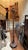 Brown Antique Turned Oak Hall Tree Coat Rack With Adjustable Iron Hooks For Sale - Image 8 of 8