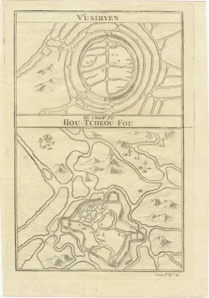 Map of Vusihyen, 1754