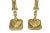 Mid-Century Modern Brass 10” Candle Holders – a Pair For Sale - Image 3 of 4