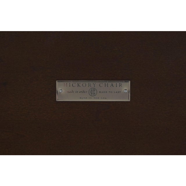 Hickory Chair Co Mahogany Directorie Sofa Hall Table For Sale - Image 12 of 12