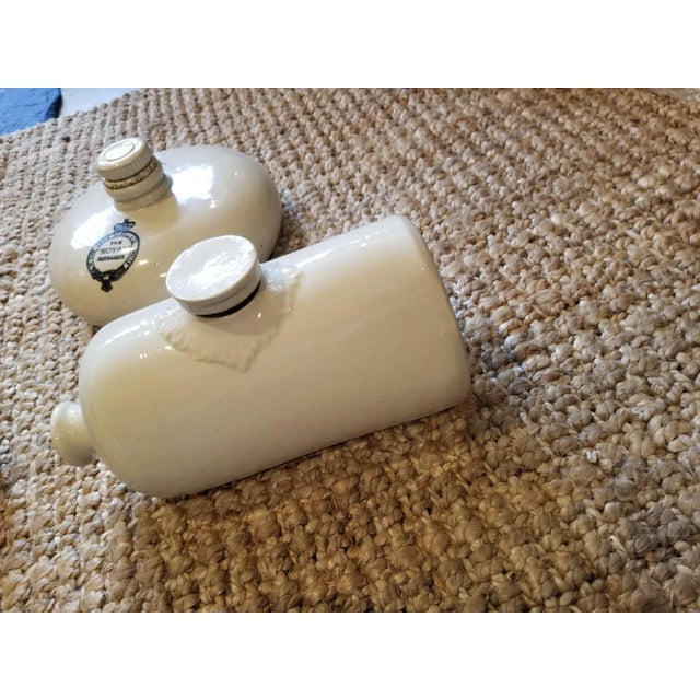Antique Stoneware Foot Warmers Three For Sale - Image 9 of 12