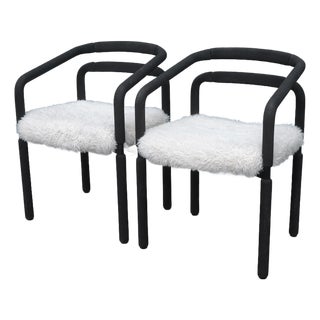 Vintage 80s Postmodern Brian Kane Rubber Chairs for Metropolitan - A Pair For Sale
