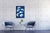 2026, Abstract Geometric Representation of Pile of Stones, Modern Handmade Monotype Cyanotype on Watercolor Paper For Sale In Miami - Image 6 of 8