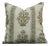 Indoor Pillow Covers Hand Block Printed Thick Linen 16x16 Inch- Morpankh Border For Sale