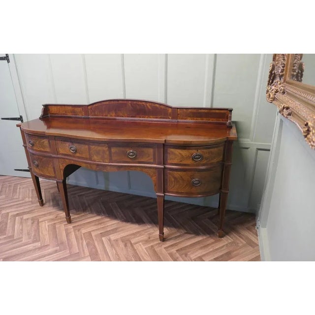 Bow Front Dresser, 19th Century For Sale - Image 4 of 12