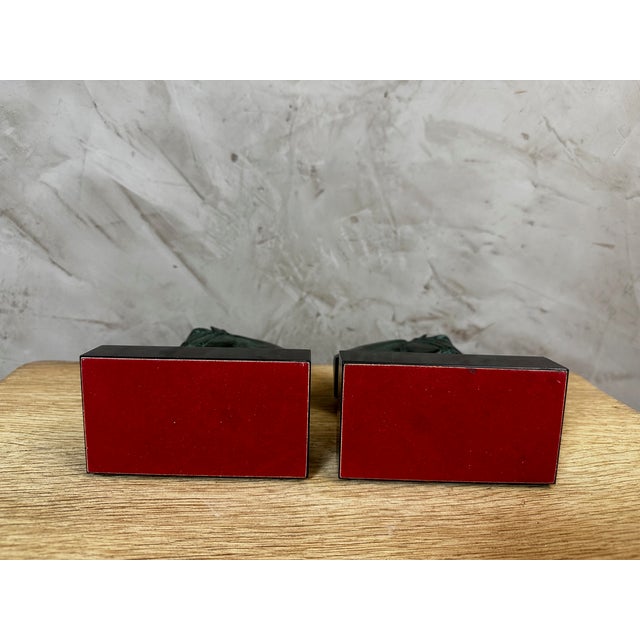 Metal Vintage Horse Bookends, 1950, Set of 2 For Sale - Image 7 of 12