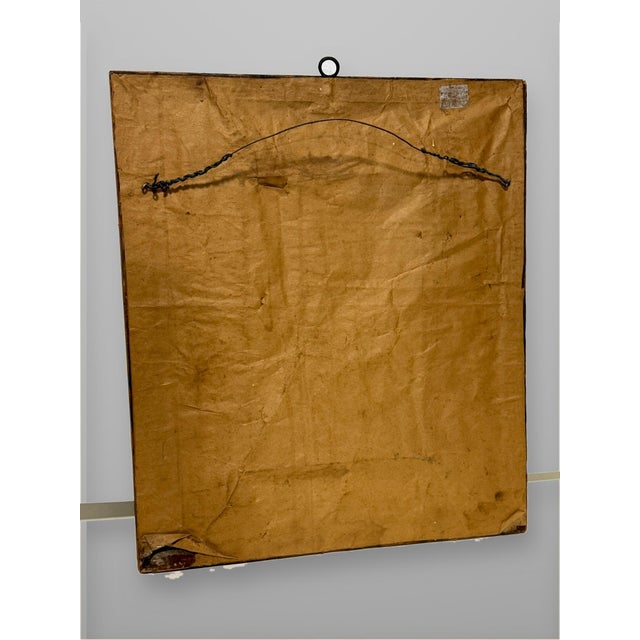 Framed Continental Silk Work "Noli Me Tangere" Stumpwork Panel, 18th Century For Sale - Image 11 of 11