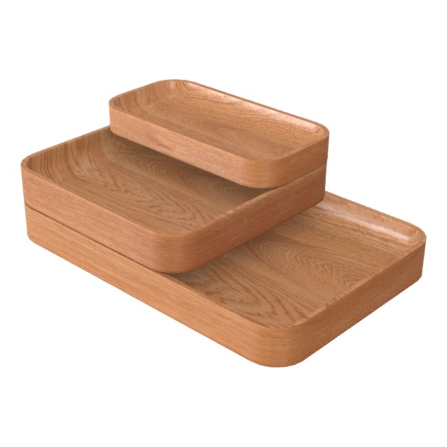 Joyo - Solid Oak Bowls - Organizer Set For Sale