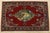 Farmhouse Kashan Rug 2’2” X 3’5” Red Wool/Silk Vintage Traditional Hand-Knotted Carpet For Sale - Image 3 of 7