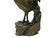 Vintage Brass Color Metal Rustic Fengshui Tilted Upward Rooster Figure For Sale - Image 9 of 10