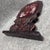 1990s Rosewood Table Screen With Mother of Pearl Inlay, Dragon Phoenix Chinoiserie Desk Decor For Sale - Image 5 of 8