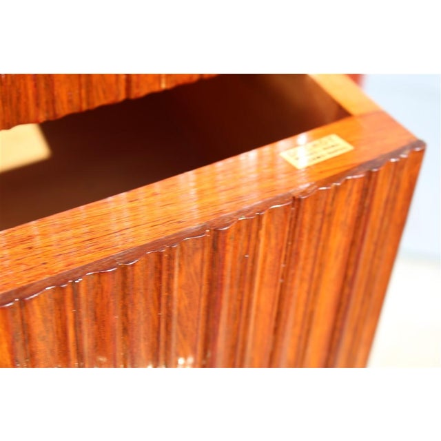 Chest of Drawers with Green Marble and Ducrot Brass by Paolo Buffa, 1950 For Sale - Image 13 of 17