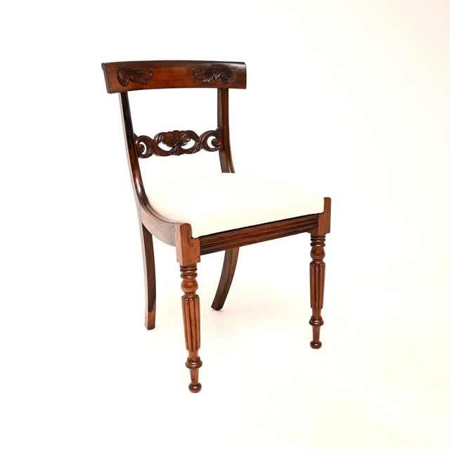 Antique Regency Dining Chairs, 1820s, Set of 4 For Sale - Image 6 of 13