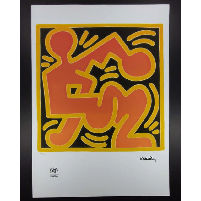 Keith Haring, Figurative Composition, 1990s, Limited Edition Lithograph For Sale - Image 8 of 8