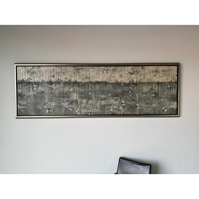 Erik Laffer American (1982 ) Abstract Oil on Canvas Painting/ Sold For Sale - Image 10 of 12