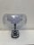 Hand Blown Glass and Chrome Table Lamp by Toni Zuccheri, 1970s For Sale - Image 6 of 9